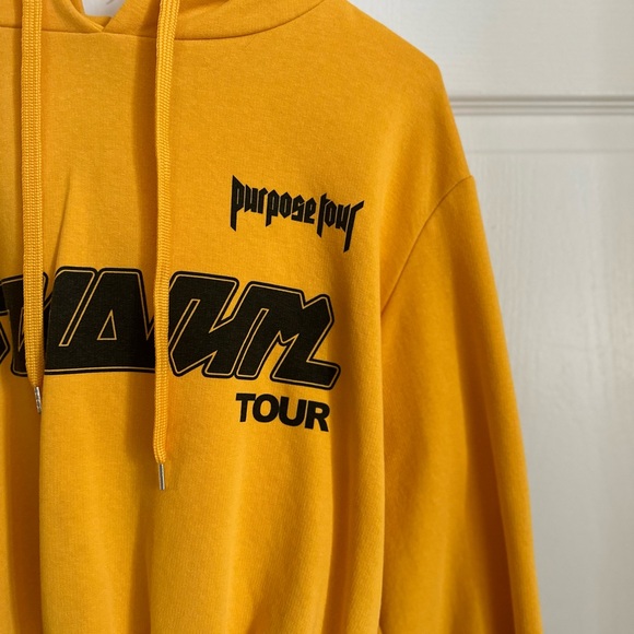 JUSTIN BIEBER - Purpose Stadium Tour Cropped Hoodie - Picture 6 of 7